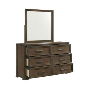 C&oacute;moda Casaideal Austral + Espejo / 6 Cajones